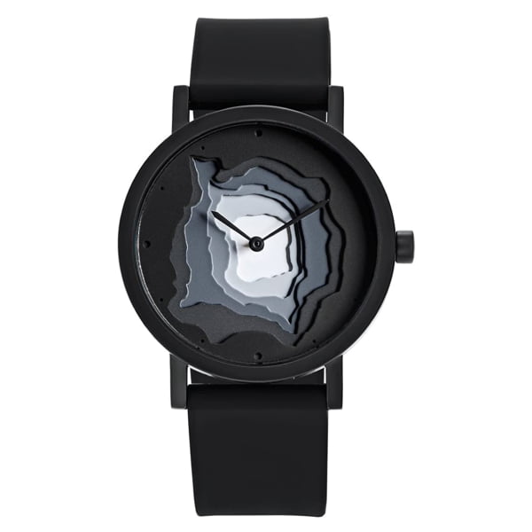 Projects Watches Orologio in acciaio Terra-Time, nero